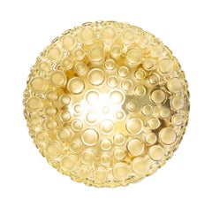 Mid Century Bubble Glass Wall Lamp or Ceiling Light by Hustadt, 1960s, Germany