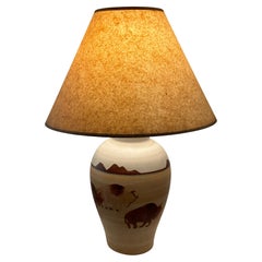 Mid-Century Buffalo Lamp by California Ceramic Designer Inc.