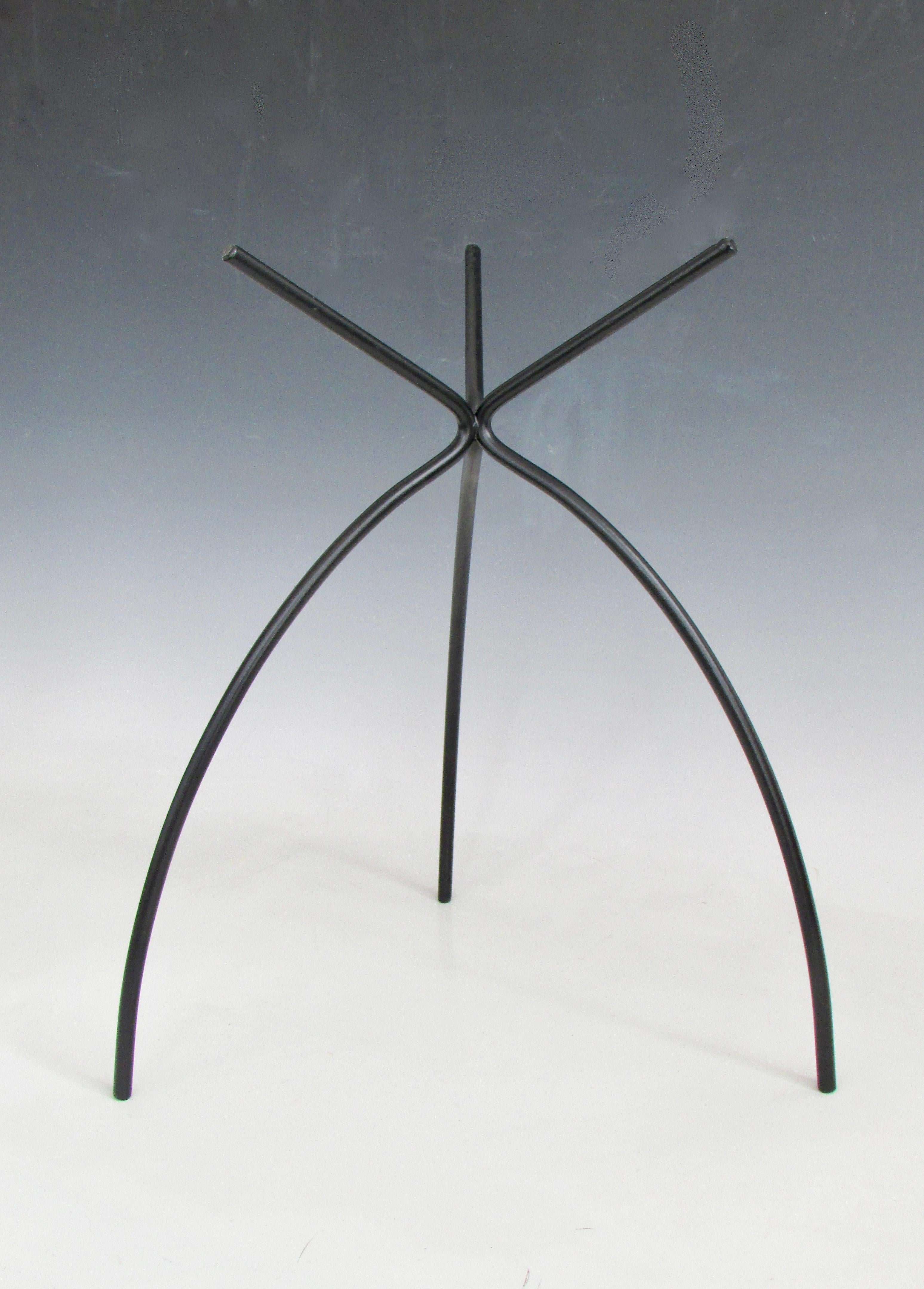 American Mid Century Bullet Planter Tripod Base Stand For Sale