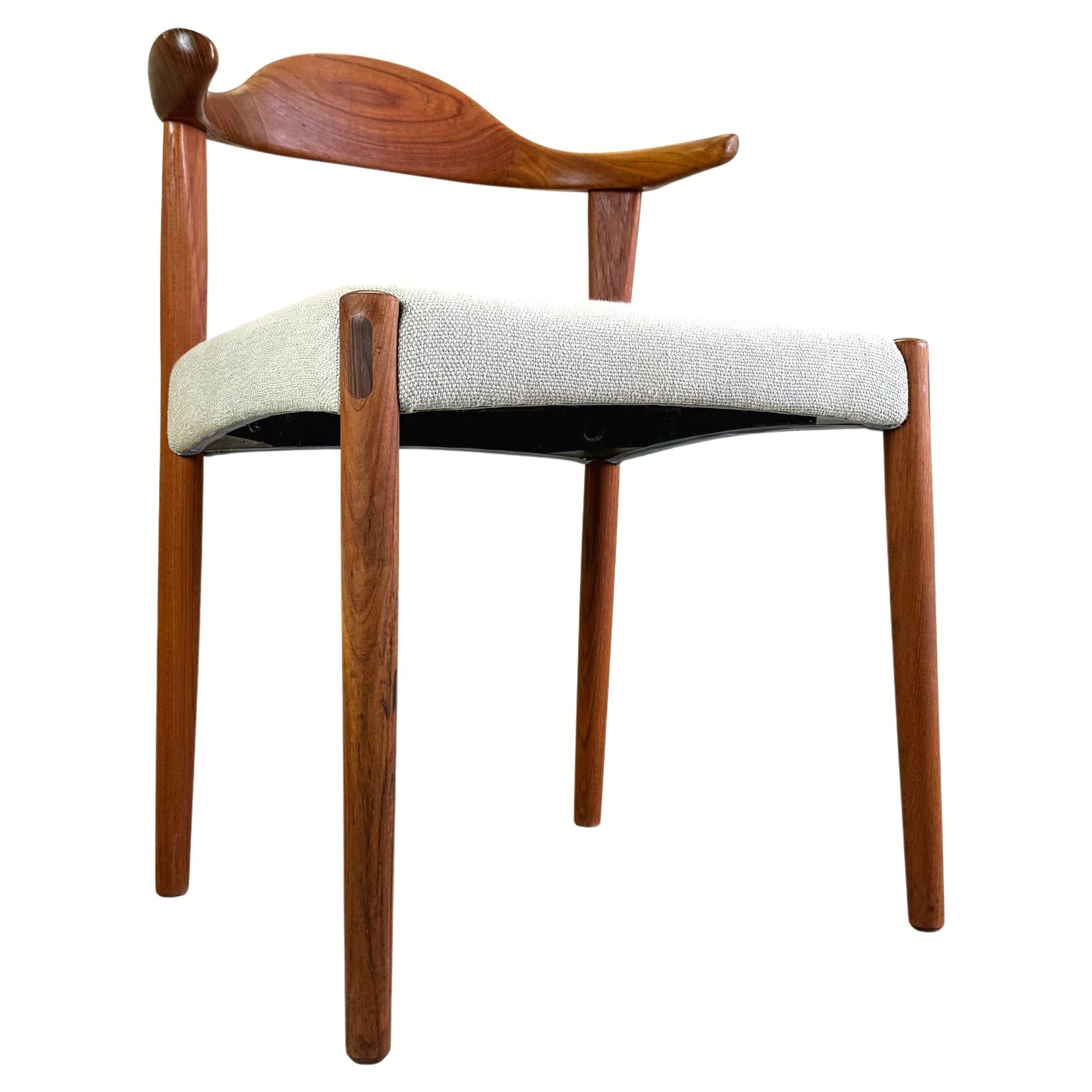 Mid Century Bullhorn Chair Randers Furniture Factory Harry Østergaard Teak