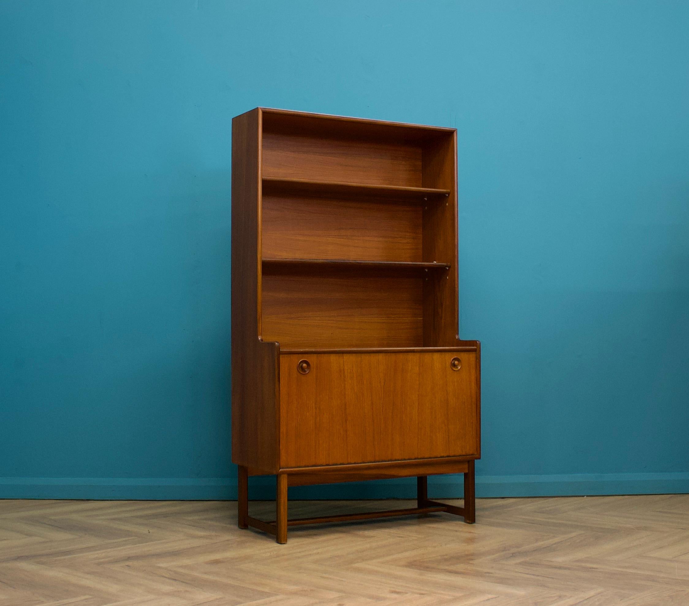 Mid-Century Bureau Bücherregal aus Teakholz von Turnidge, 1960er Jahre (Britisch) im Angebot