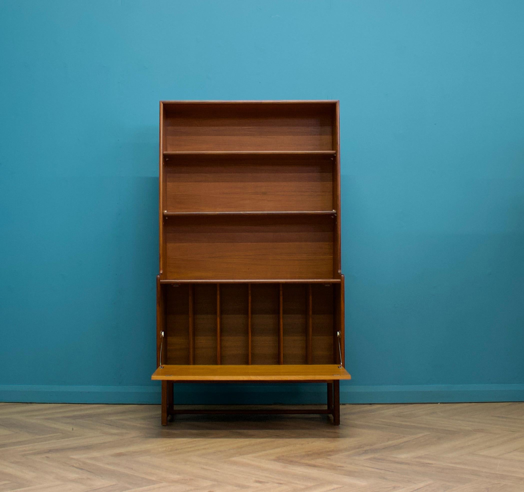 Mid-Century Bureau Bücherregal aus Teakholz von Turnidge, 1960er Jahre (20. Jahrhundert) im Angebot
