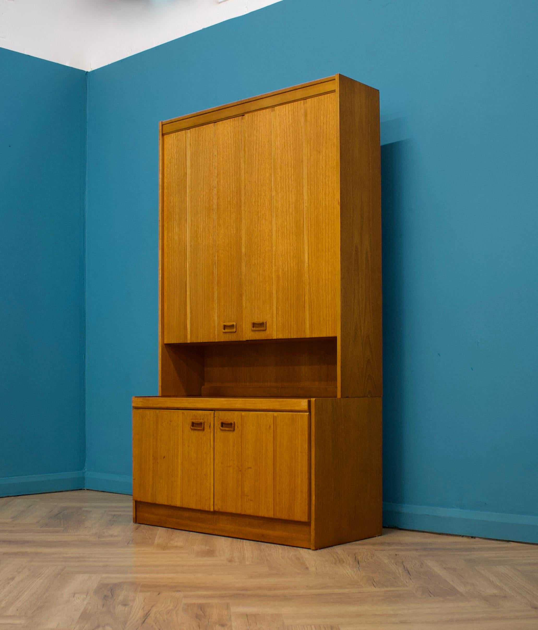 Mid-Century Bureau Bücherregal Aufbewahrungseinheit, 1970er Jahre (Moderne der Mitte des Jahrhunderts) im Angebot
