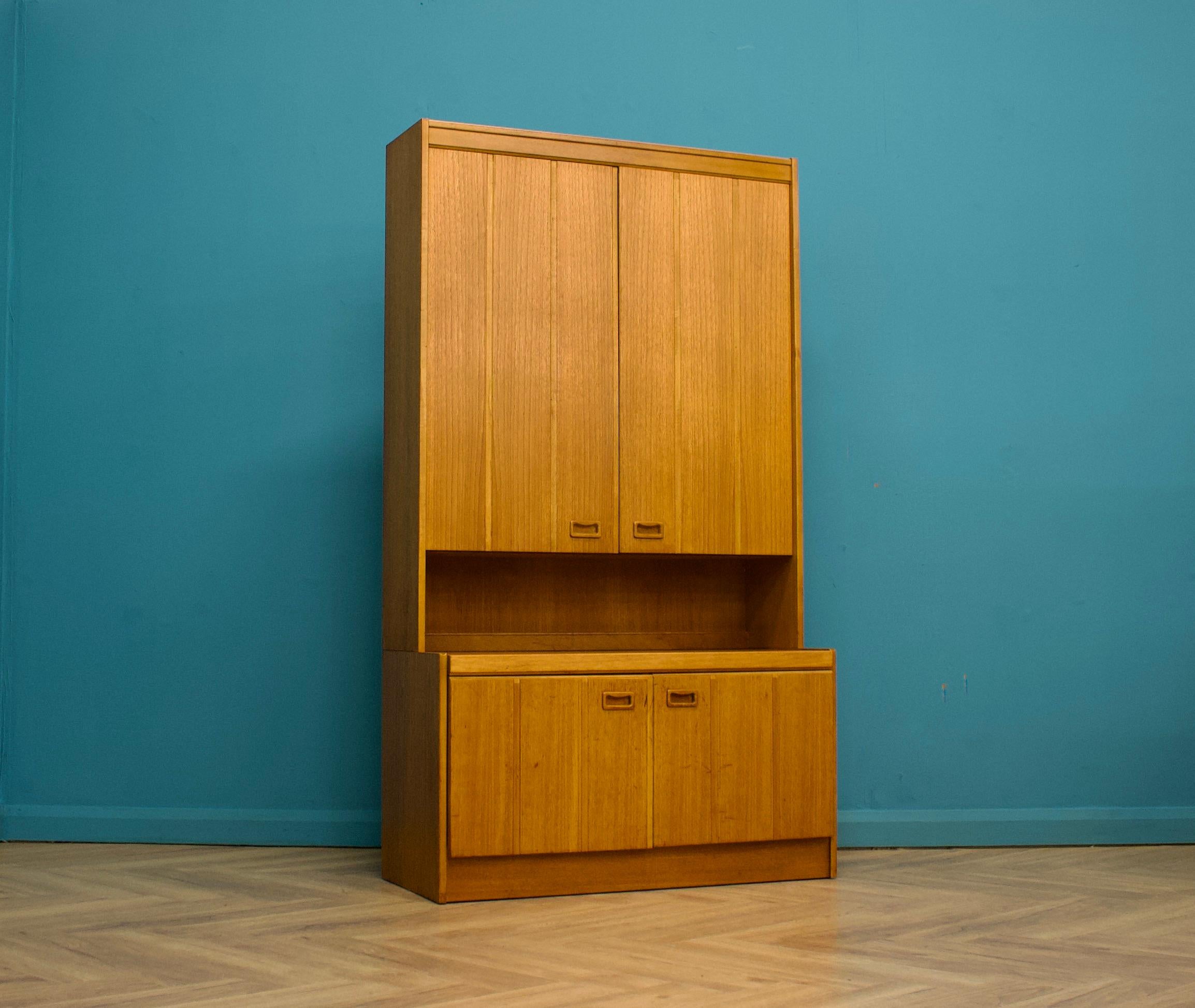 Mid-Century Bureau Bücherregal Aufbewahrungseinheit, 1970er Jahre im Angebot 1