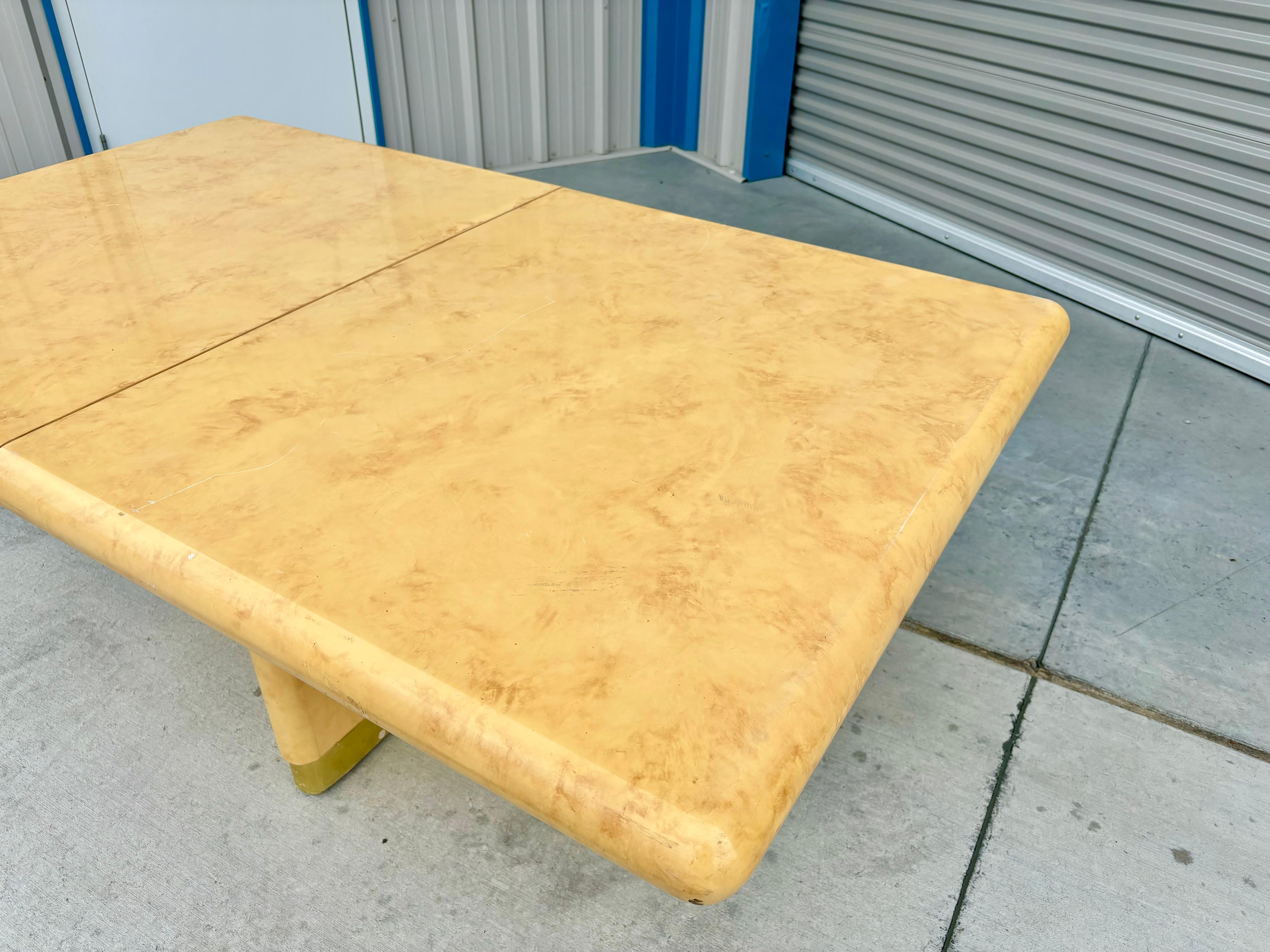 Fin du 20e siècle Table de salle à manger en loupe du milieu du siècle, 1970 en vente