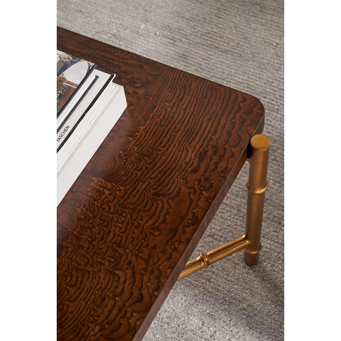 Table basse à plateau en loupe du milieu du siècle dernier Neuf - En vente à Westwood, NJ