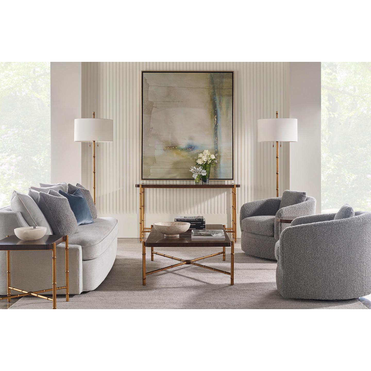 XXIe siècle et contemporain Table basse à plateau en loupe du milieu du siècle dernier en vente