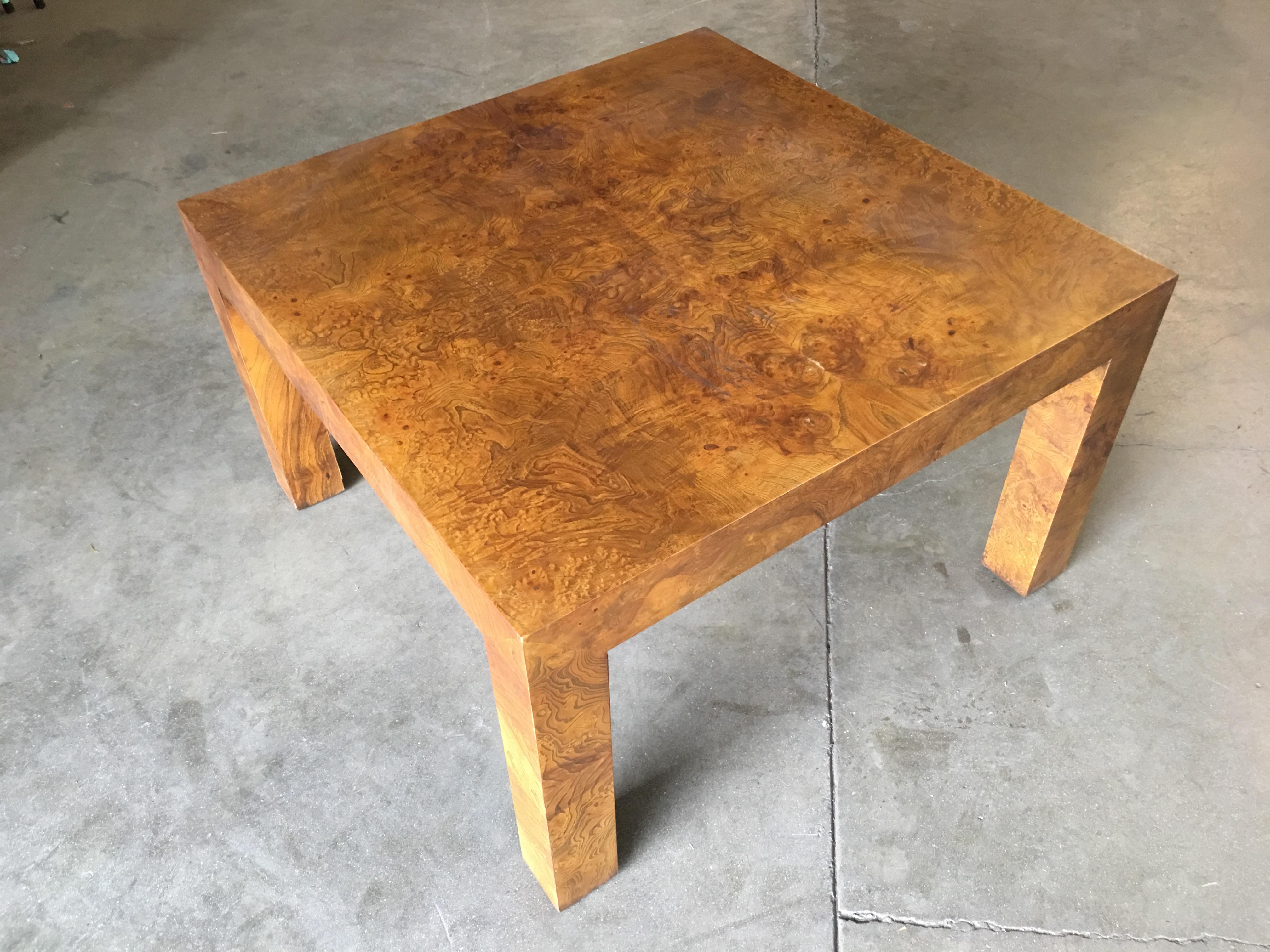 parson coffee table