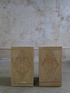 Mid-Century-Sockel aus Wurzelholz von Drexel Heritage  - Satz von 2