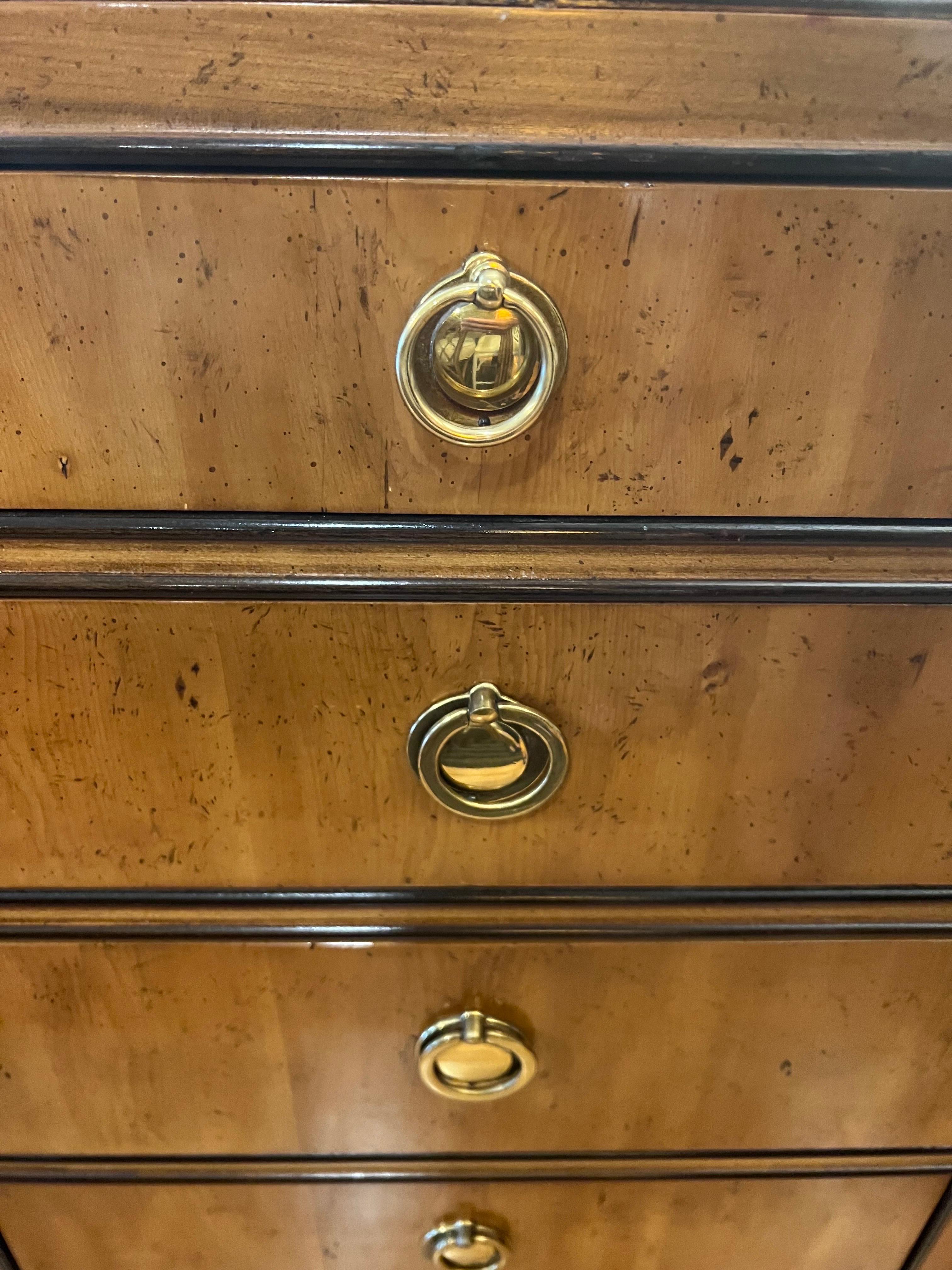 Mid Century Burlwood Drexel Heritage Dresser 6