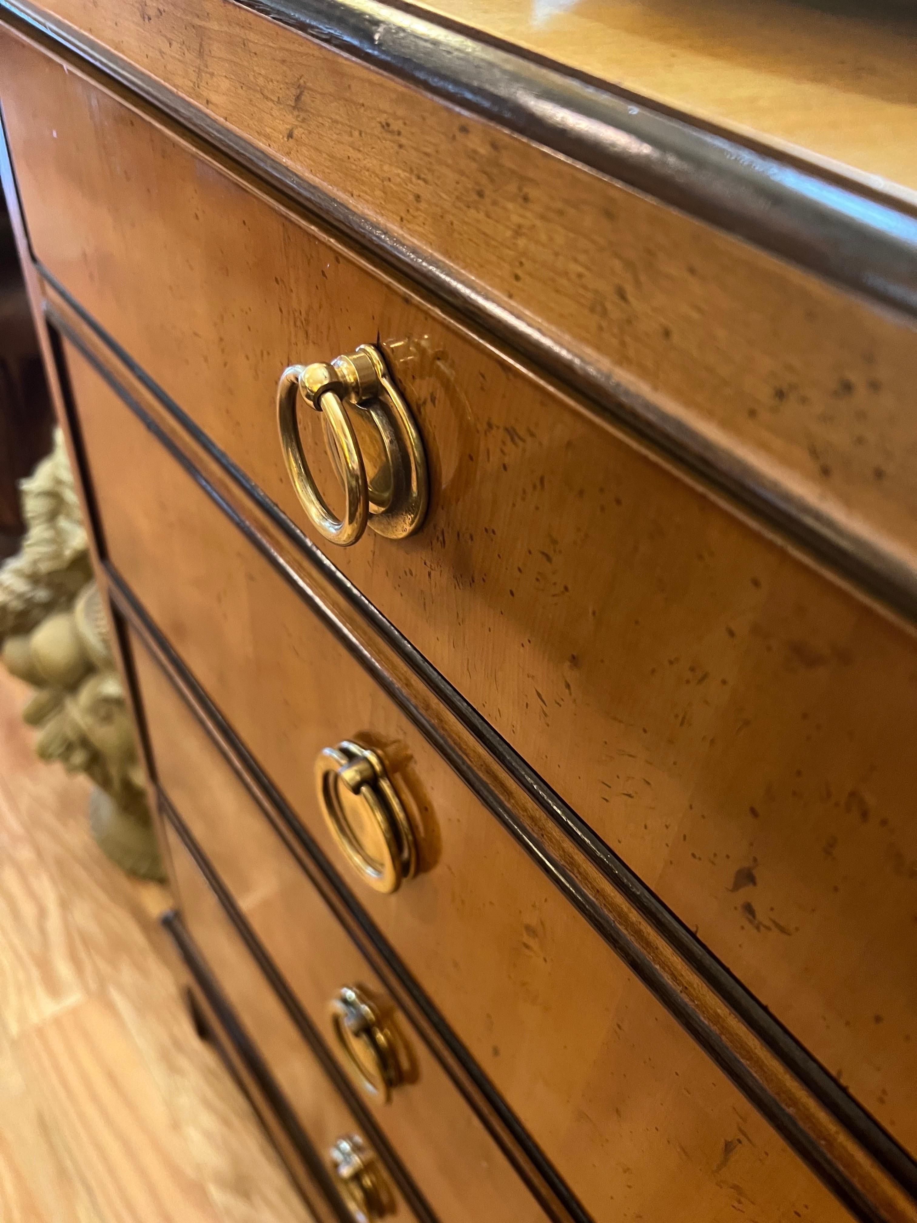 Mid Century Burlwood Drexel Heritage Dresser 8