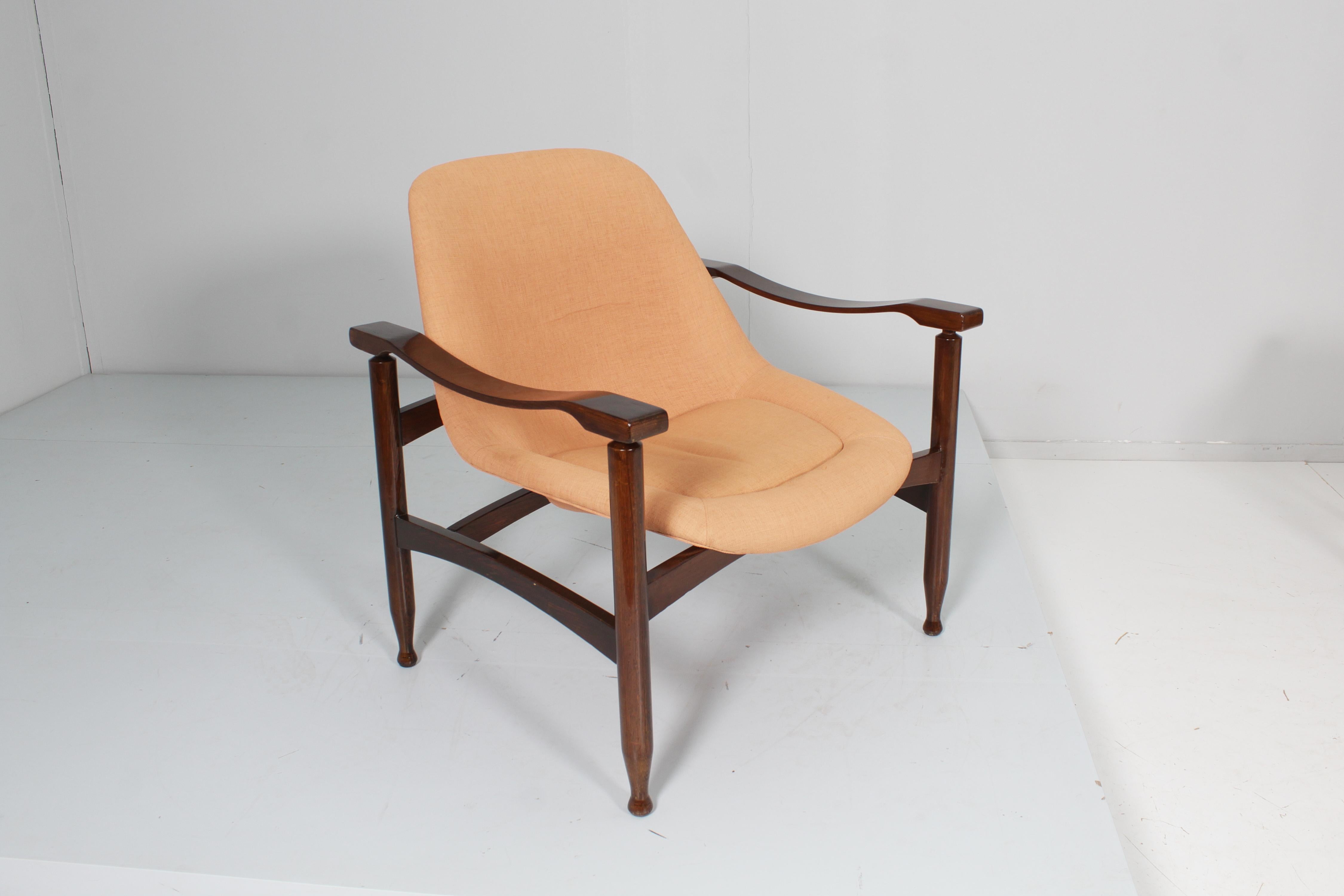 Mid-Century Busnelli Export Set of 2 Armchair + Two Seat Sofa Italy 50s 4