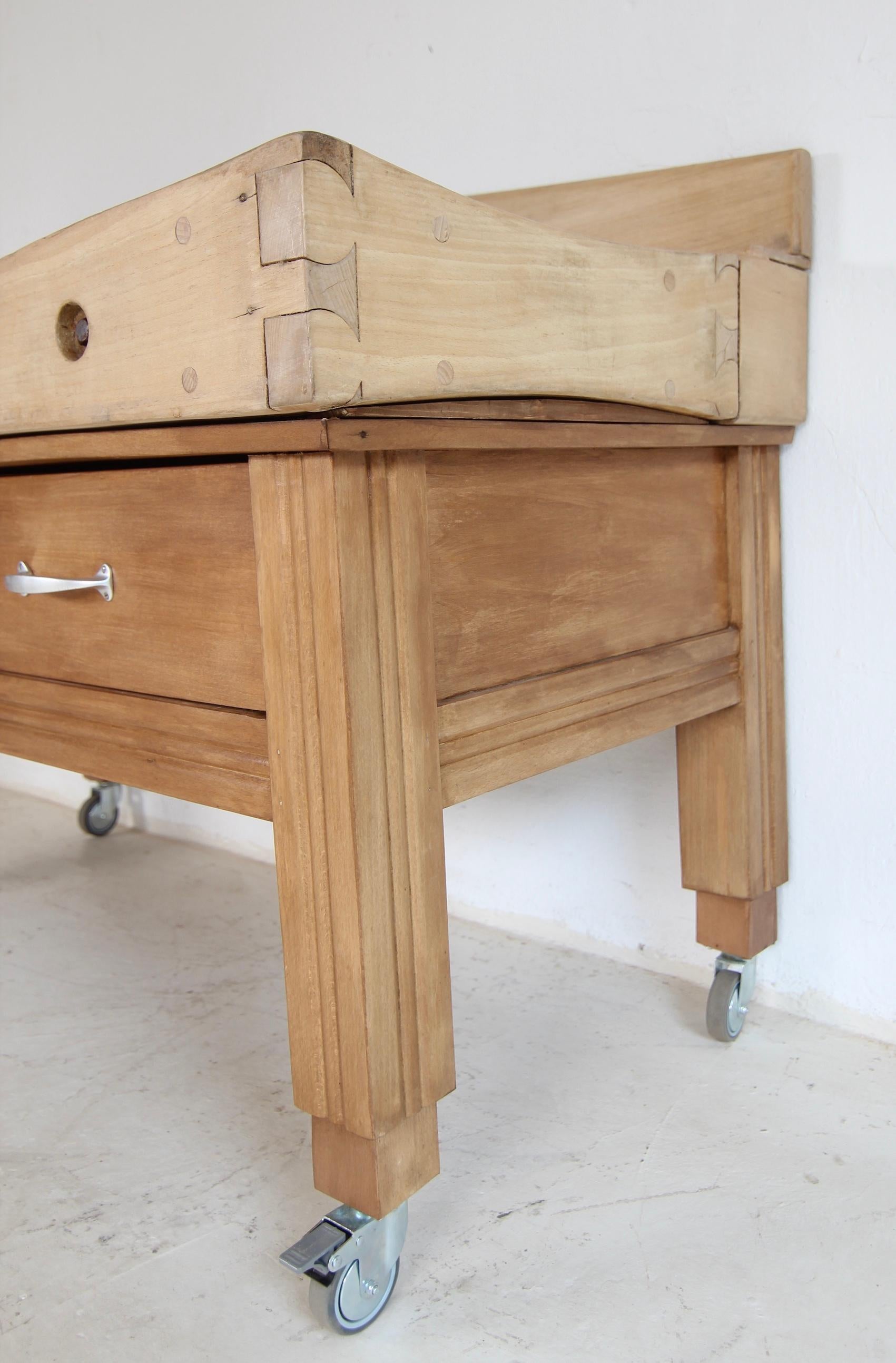 Mid-Century Butcher´s Block For Sale 1
