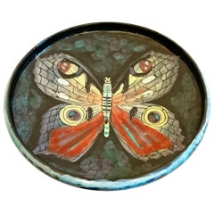 Schmetterlingsschale aus Keramik aus der Mitte des Jahrhunderts von San Polo, Italien