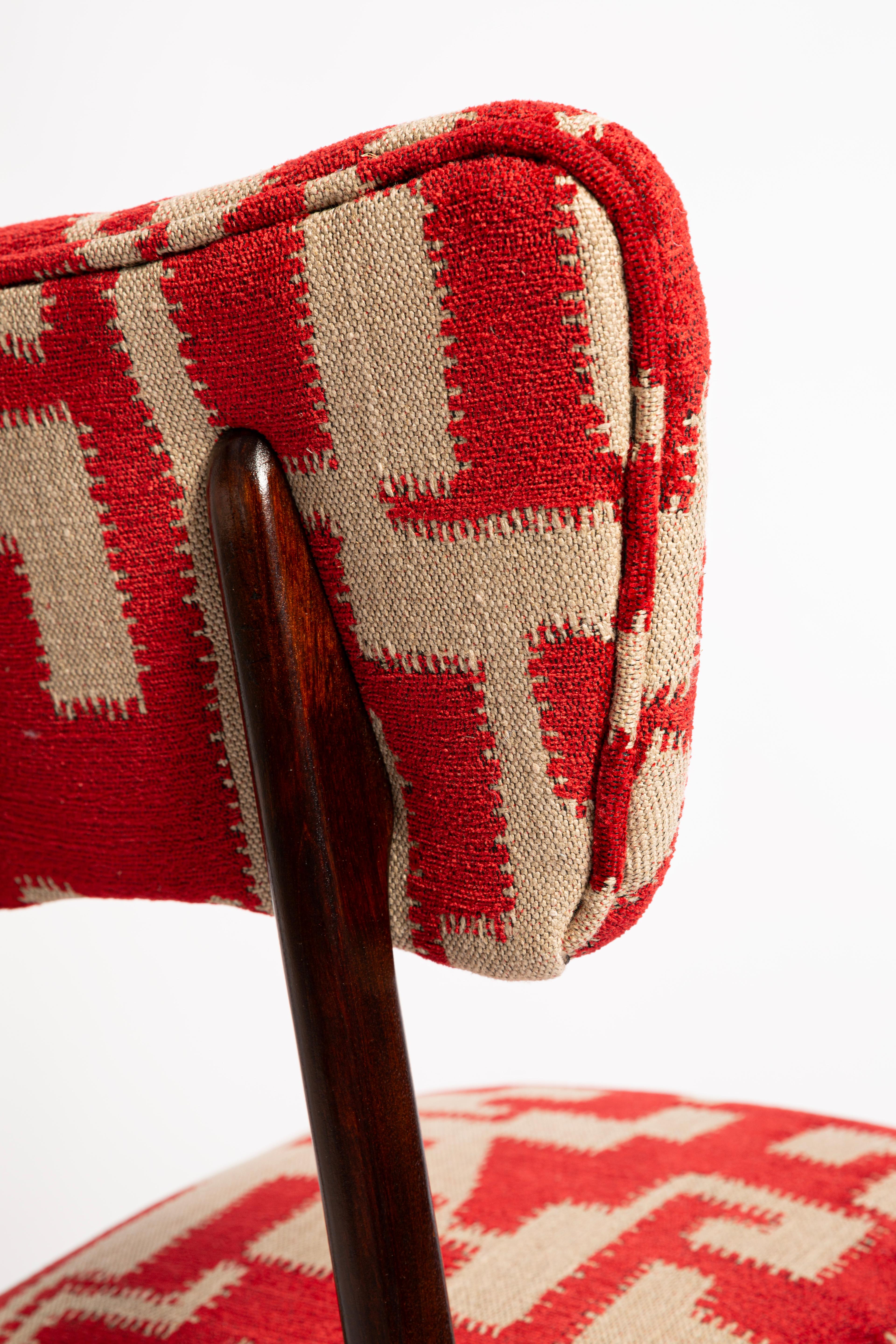 Mid Century Butterfly Chair, DELFI Carmine von C&C, Nussbaumholz, 1960er Jahre (Stoff) im Angebot