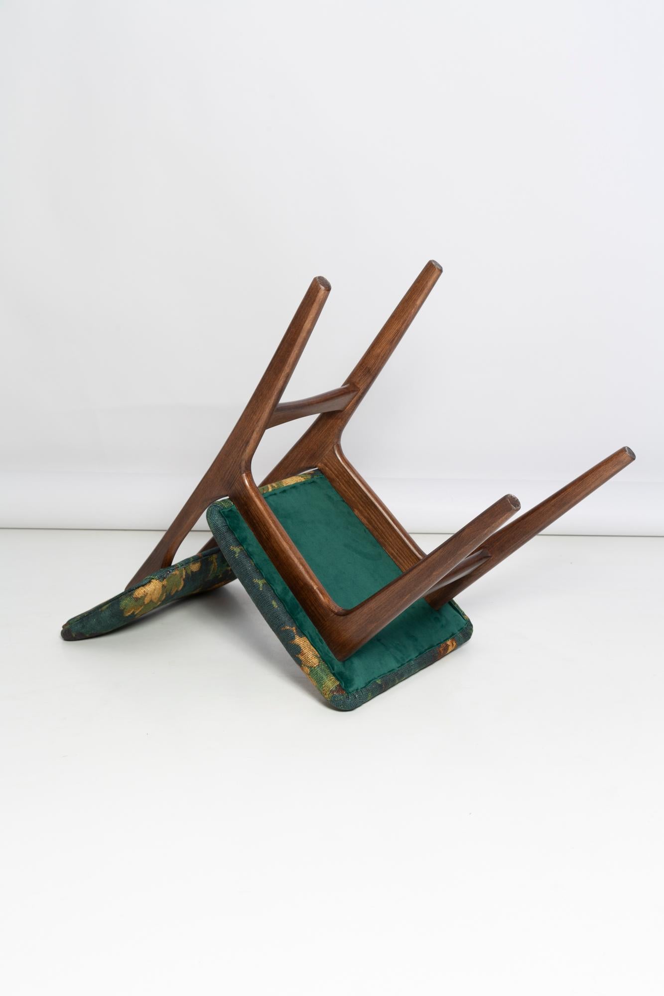 Mid Century Butterfly Chair,  Linen Schwarzwald Dedar, Dark Wood, Europe, 1960s For Sale 7