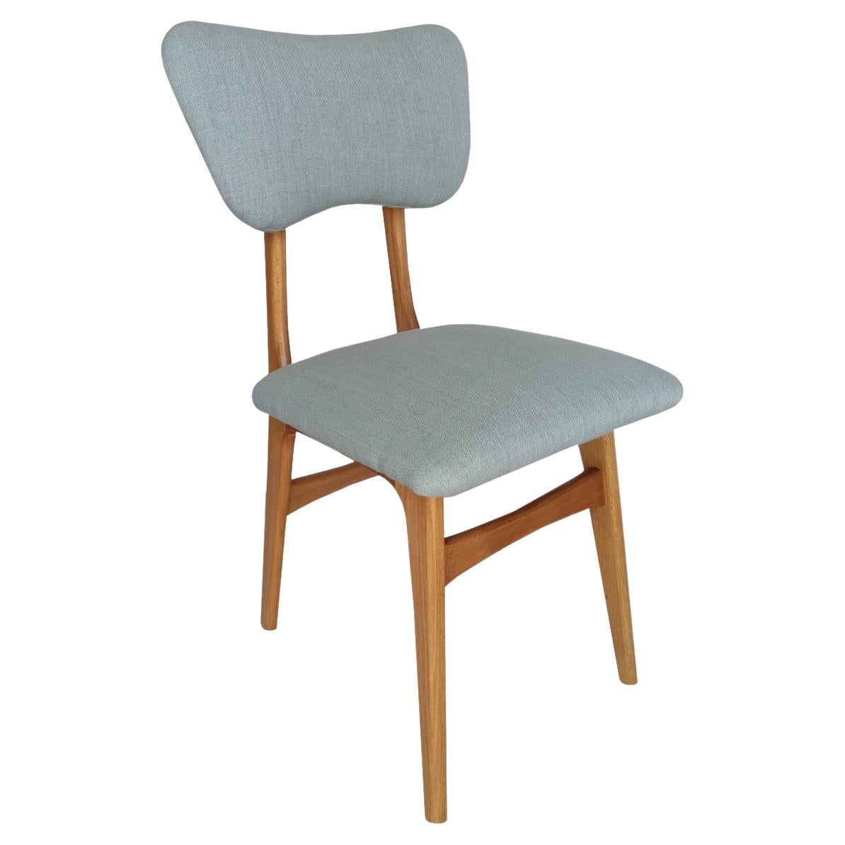 Mid Century Butterfly Chair, Orage Pierre Frey Linen, Oak Wood, Europe, 1960s