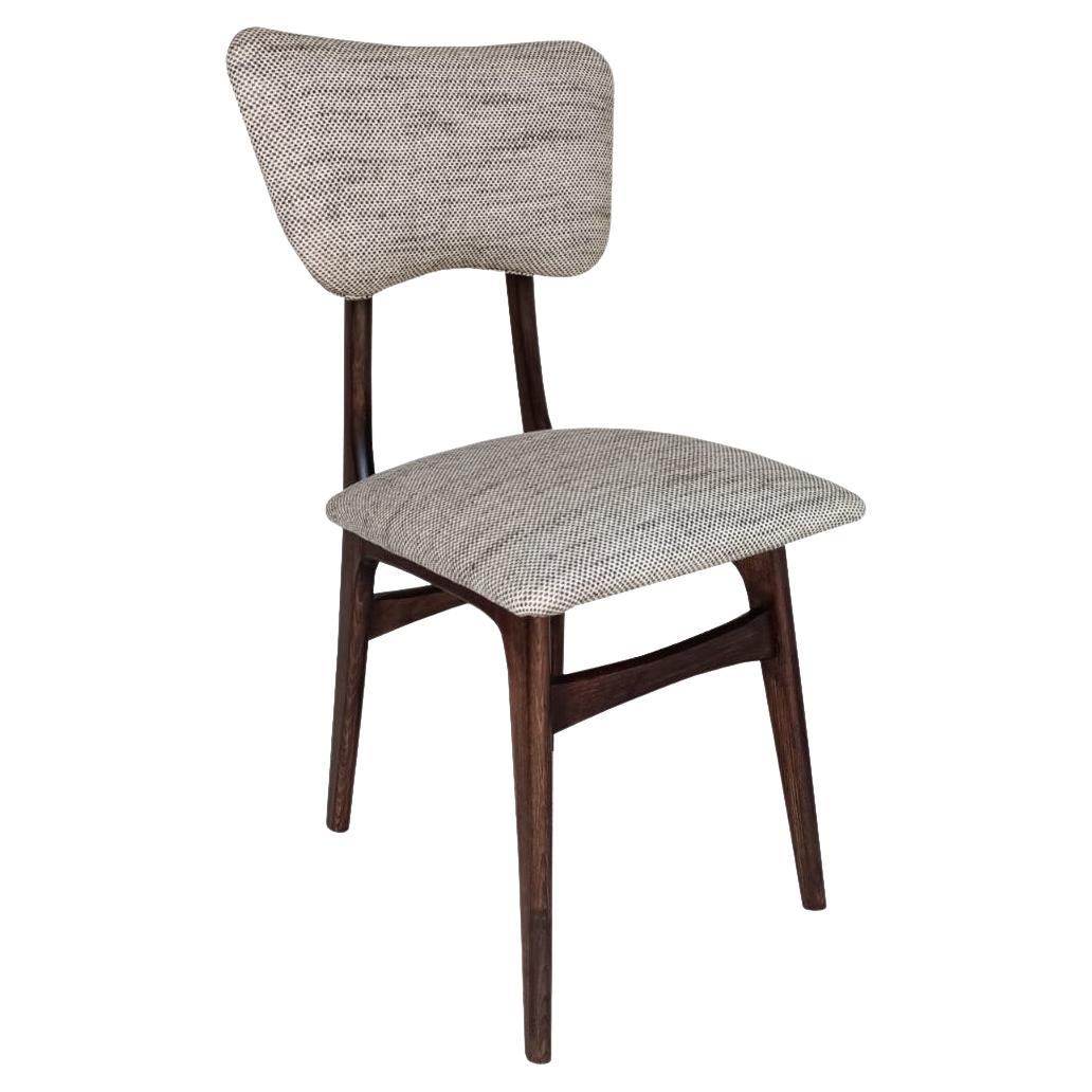 Mid-Century Butterfly Dining Chair, Peony Cotton, Poland, 1960s
