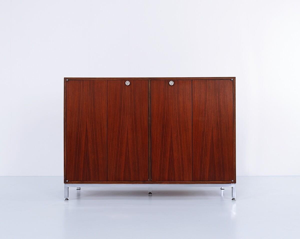 Mid-Century Butterfly Doors Storage Cabinet by Wabbes, Bergwood, 1960s 7