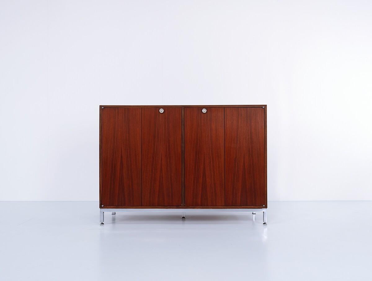 Mid-century butterfly doors storage cabinet by Wabbes, Bergwood - 1960s.