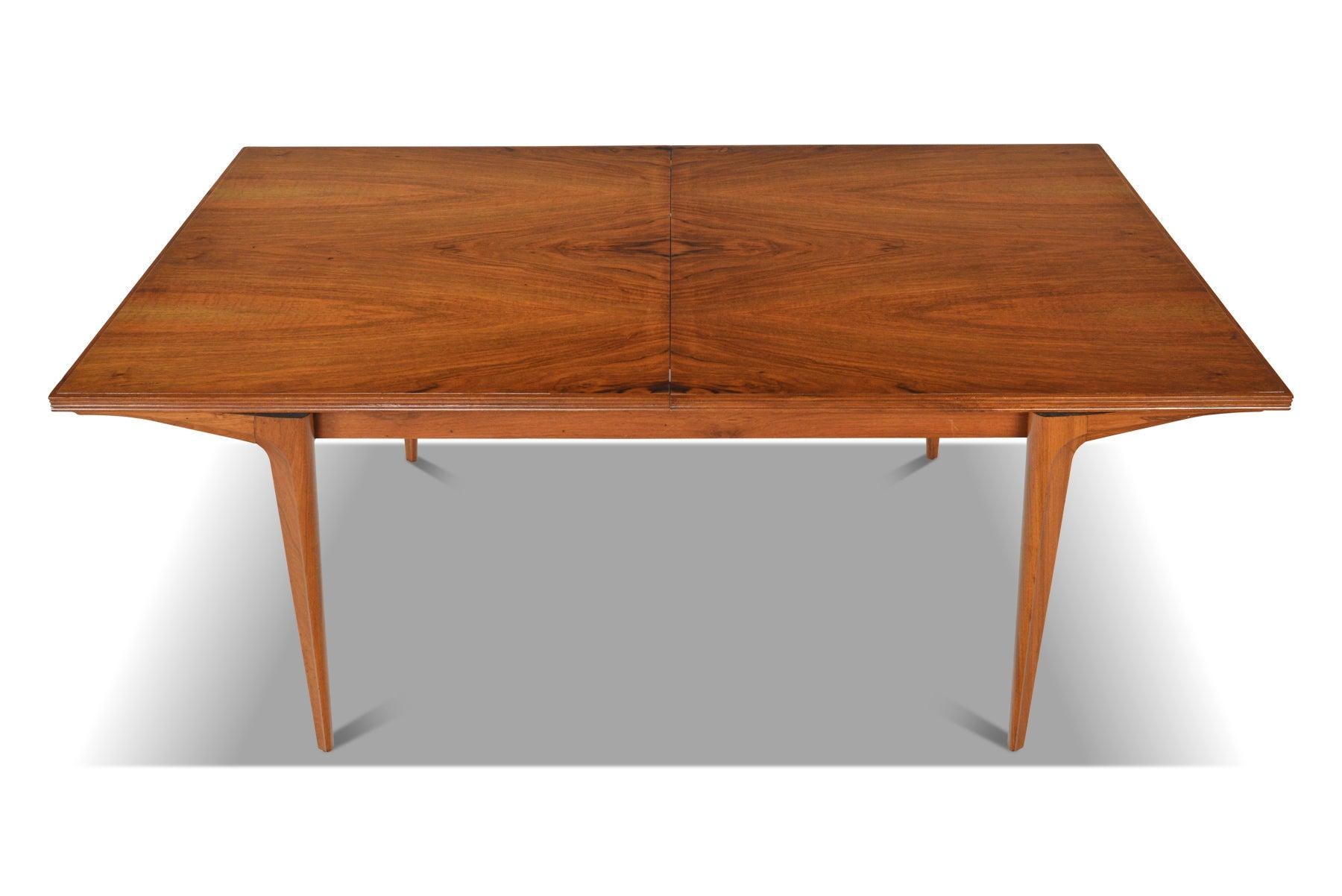 Mid Century Butterfly Leaf Dining Table in Walnut 3