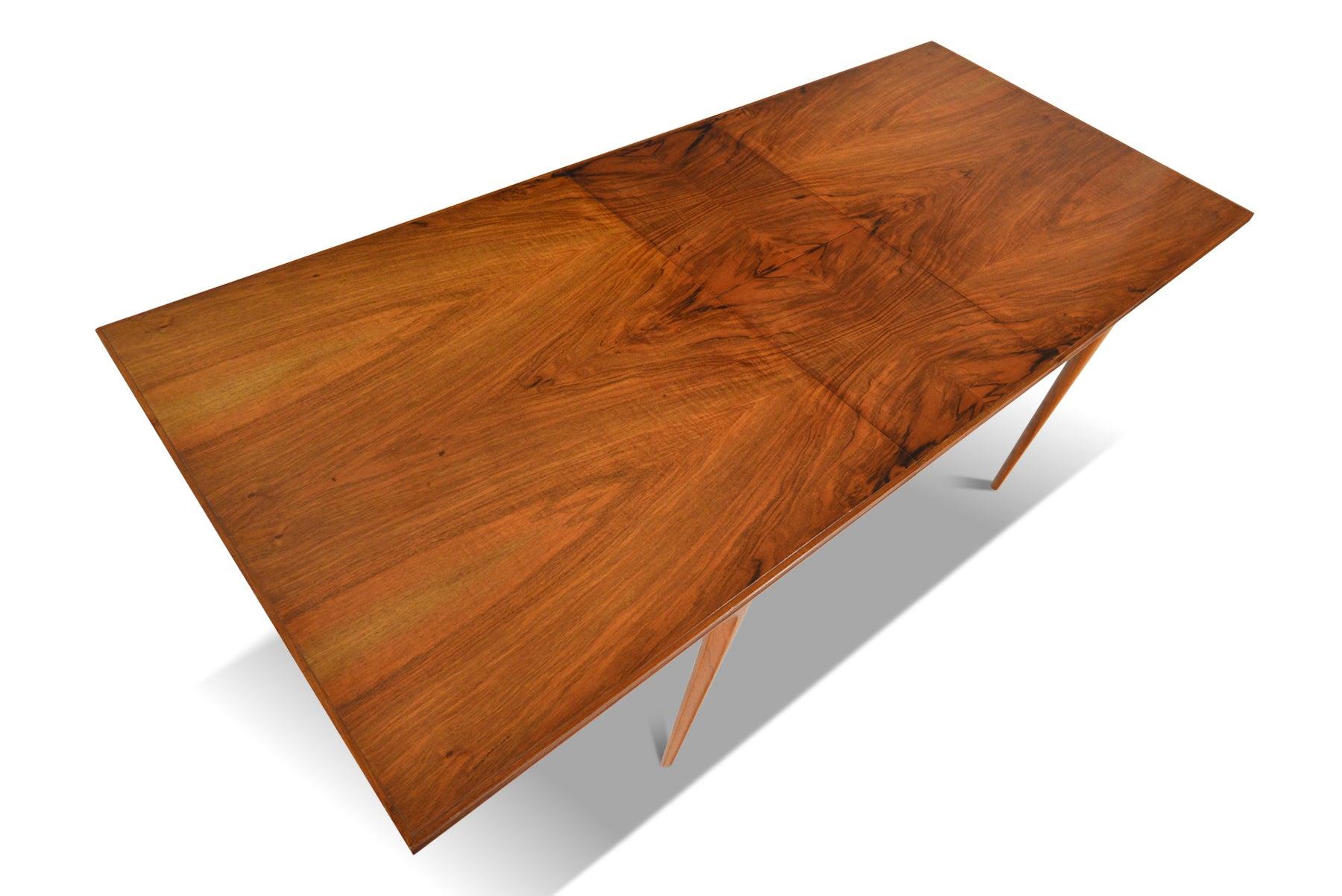 American Mid Century Butterfly Leaf Dining Table in Walnut