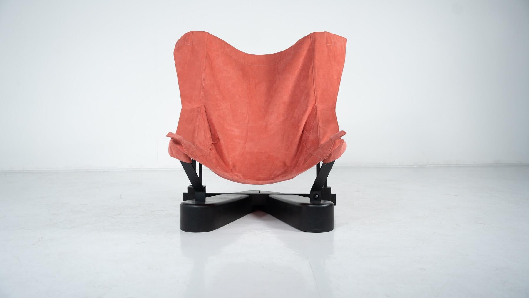 Mid-Century moderno Sedia da salotto a farfalla di metà secolo, anni '80 in vendita