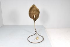 Mid-Century C. Giorgi for Bottega Gadda (attr) Brass Leaf Floor Lamp 70s  Italy