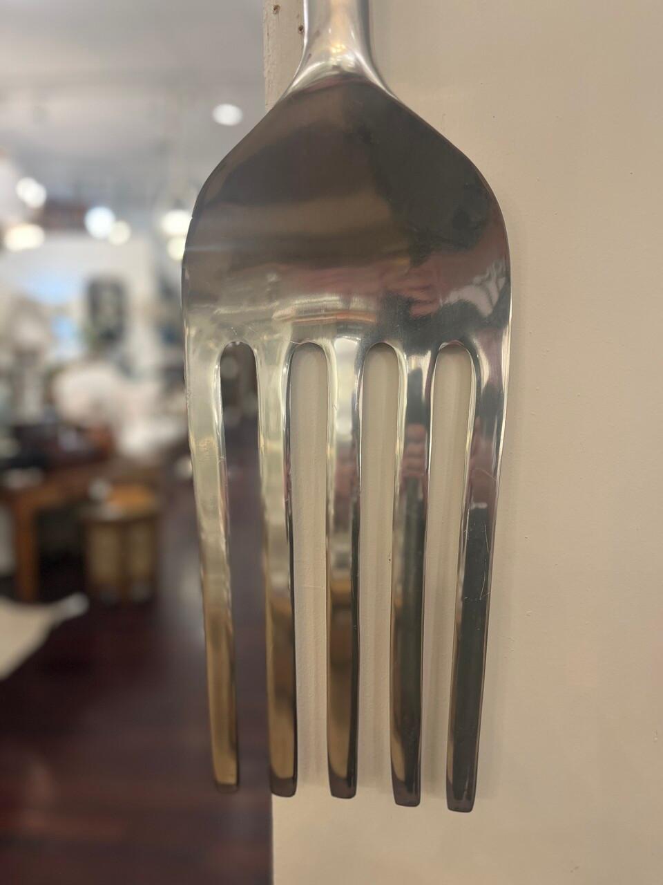 American Mid Century C. Jere Fork and Spoon Sculpture