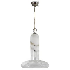 Mid-Century C. Nason for Mazzega (attr.) Murano Glass Bell Chandelier 60s Italy