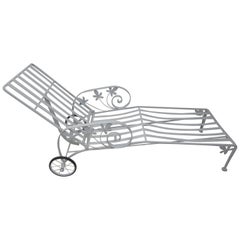 Vintage Mid Century C1948 Outdoor Chaise Lounge Russell Woodard