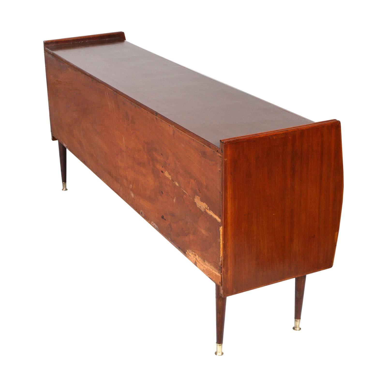 20th Century Midcentury Cabinet Art Deco from Lissone, Made in Milan, Gio Ponti Style For Sale