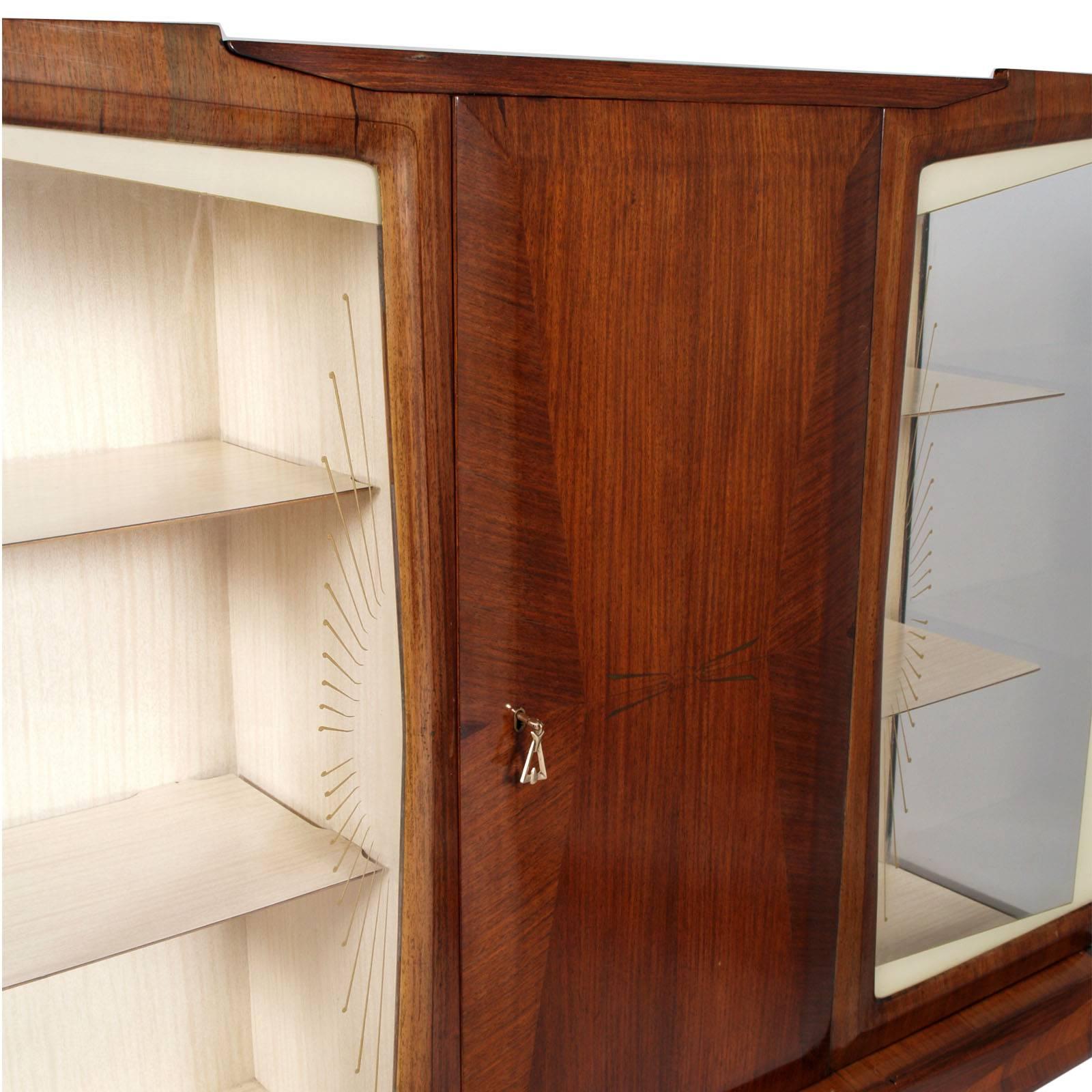 mid century display cabinet