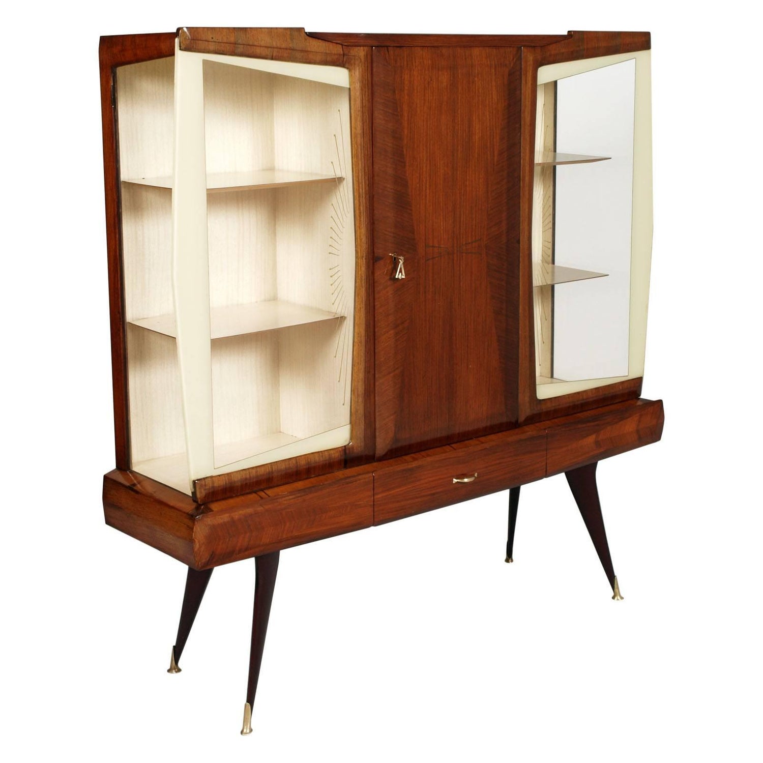 Italy Mid Century Cabinet Bar Unmistakably Vittorio Dassi Designer Made In Milan For Sale At 1stdibs
