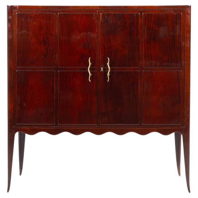 Mid-Century Cabinet in the style of Paolo Buffa, Italy 1950s For Sale