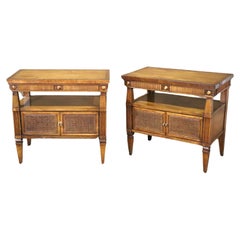 Vintage Mid-Century Cabinet Nightstands
