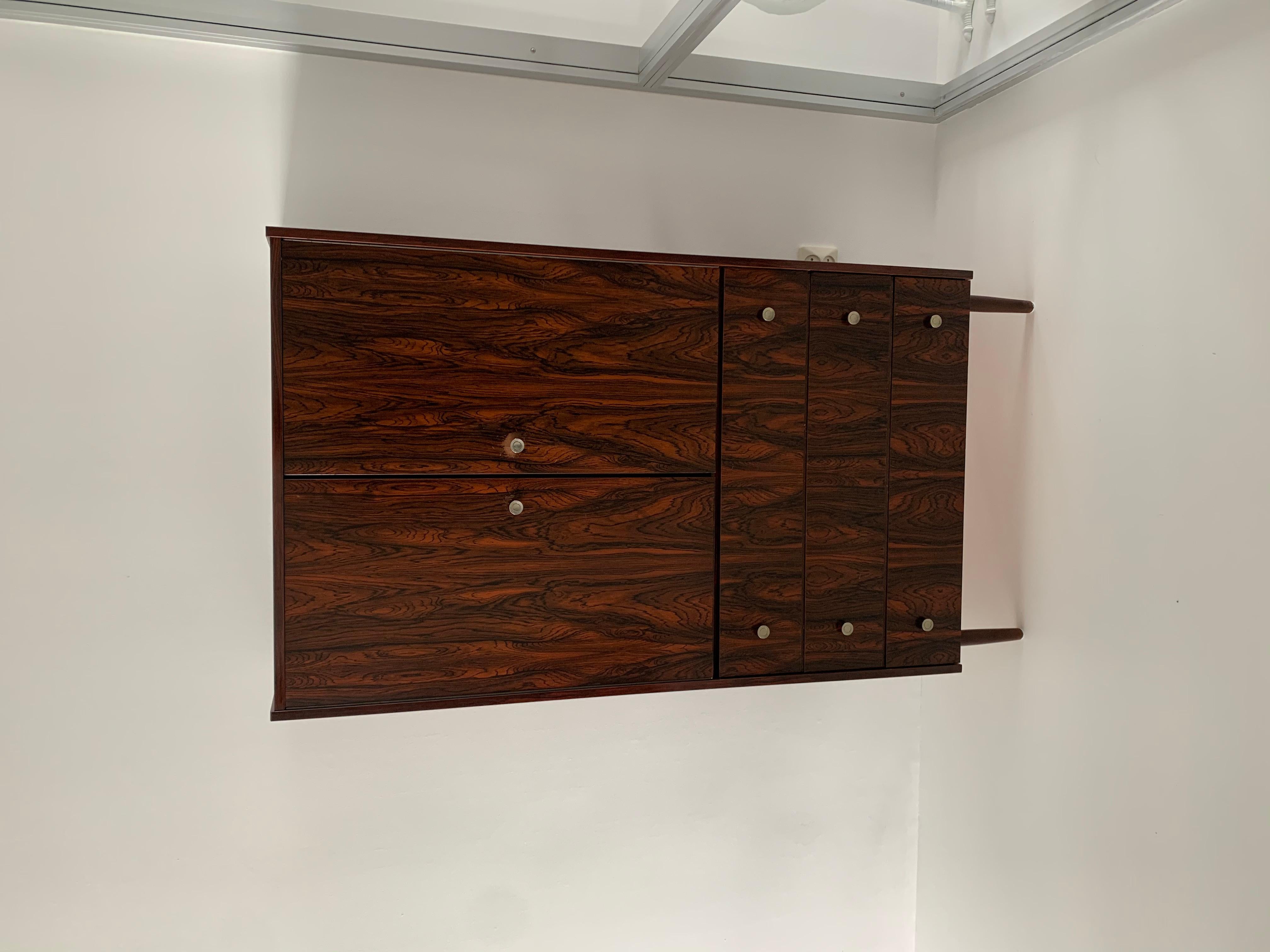 Mid-Century cabinet rosewood veneer, 1960’s For Sale 5