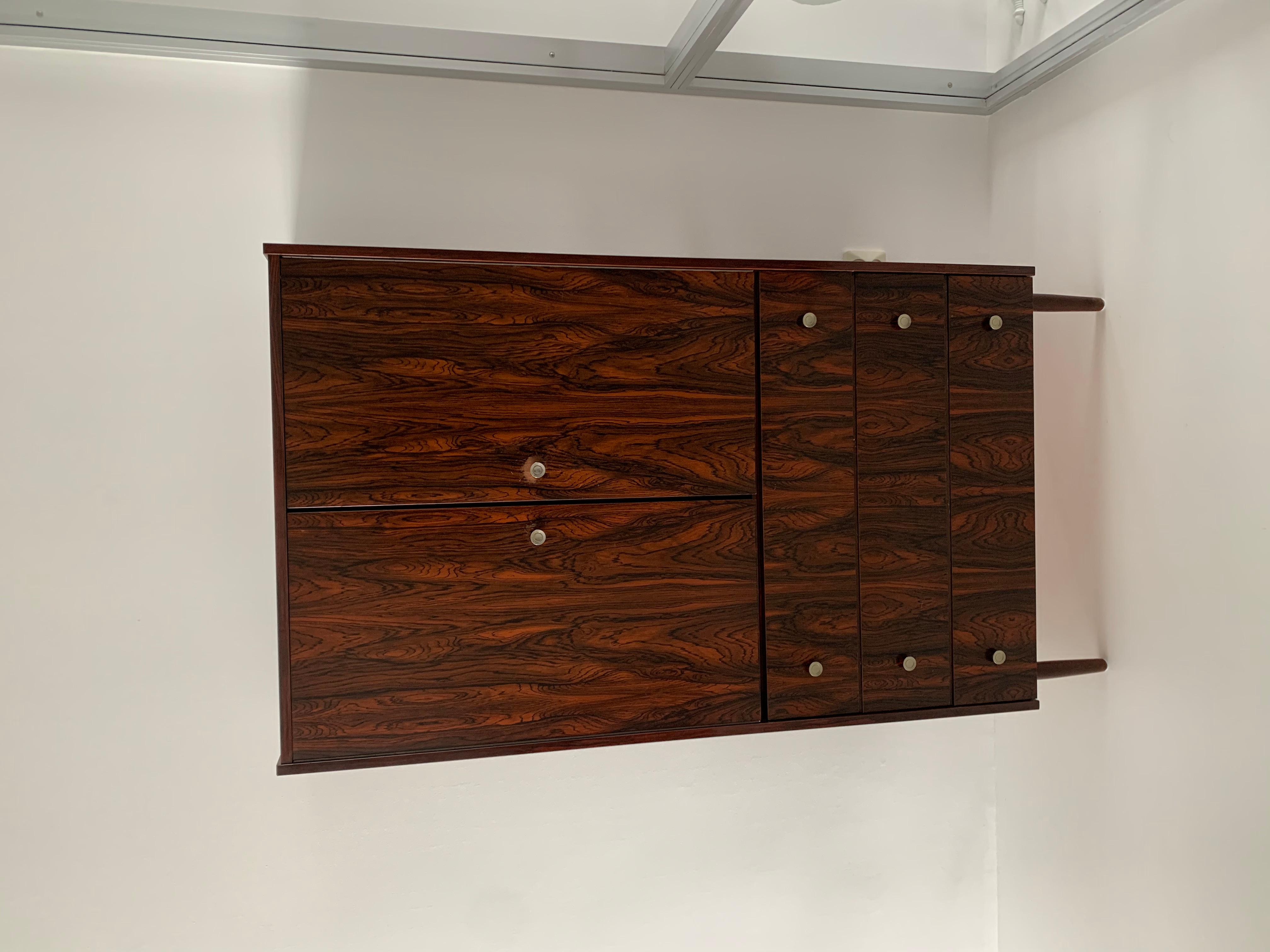 Mid-Century cabinet rosewood veneer, 1960’s For Sale 6