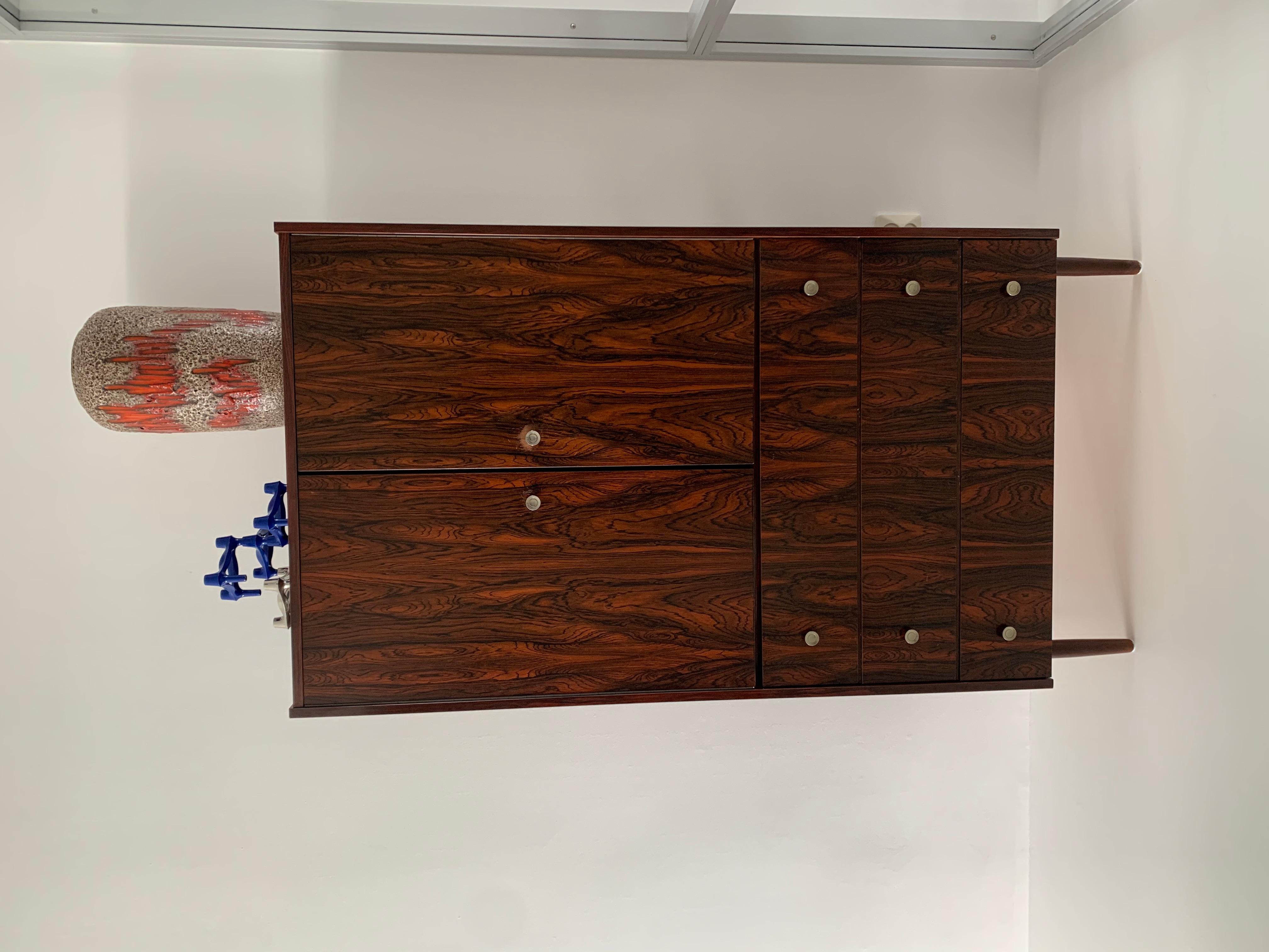 Mid-Century Modern Mid-Century cabinet rosewood veneer, 1960’s For Sale