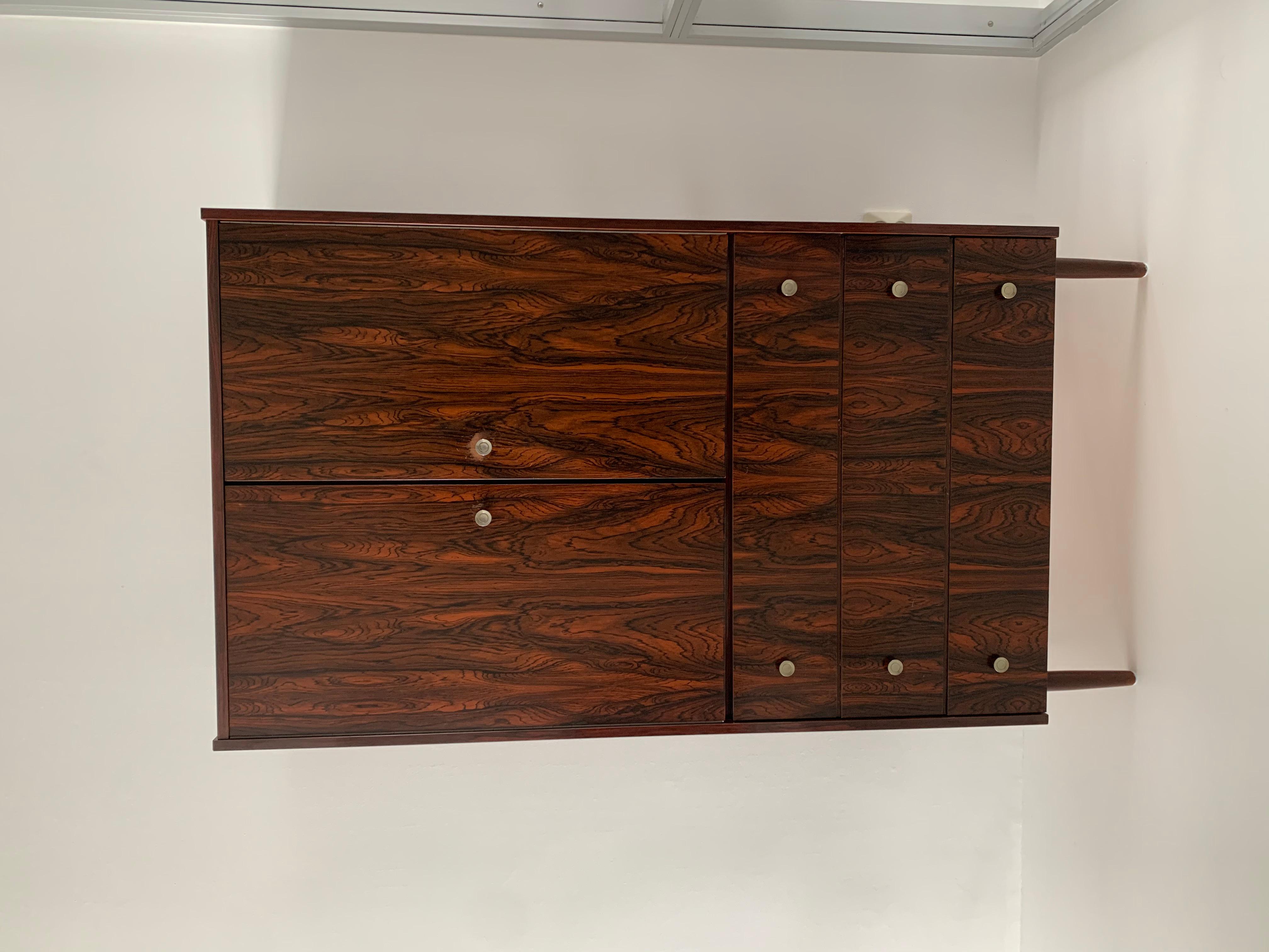 Mid-Century cabinet rosewood veneer, 1960’s For Sale 2