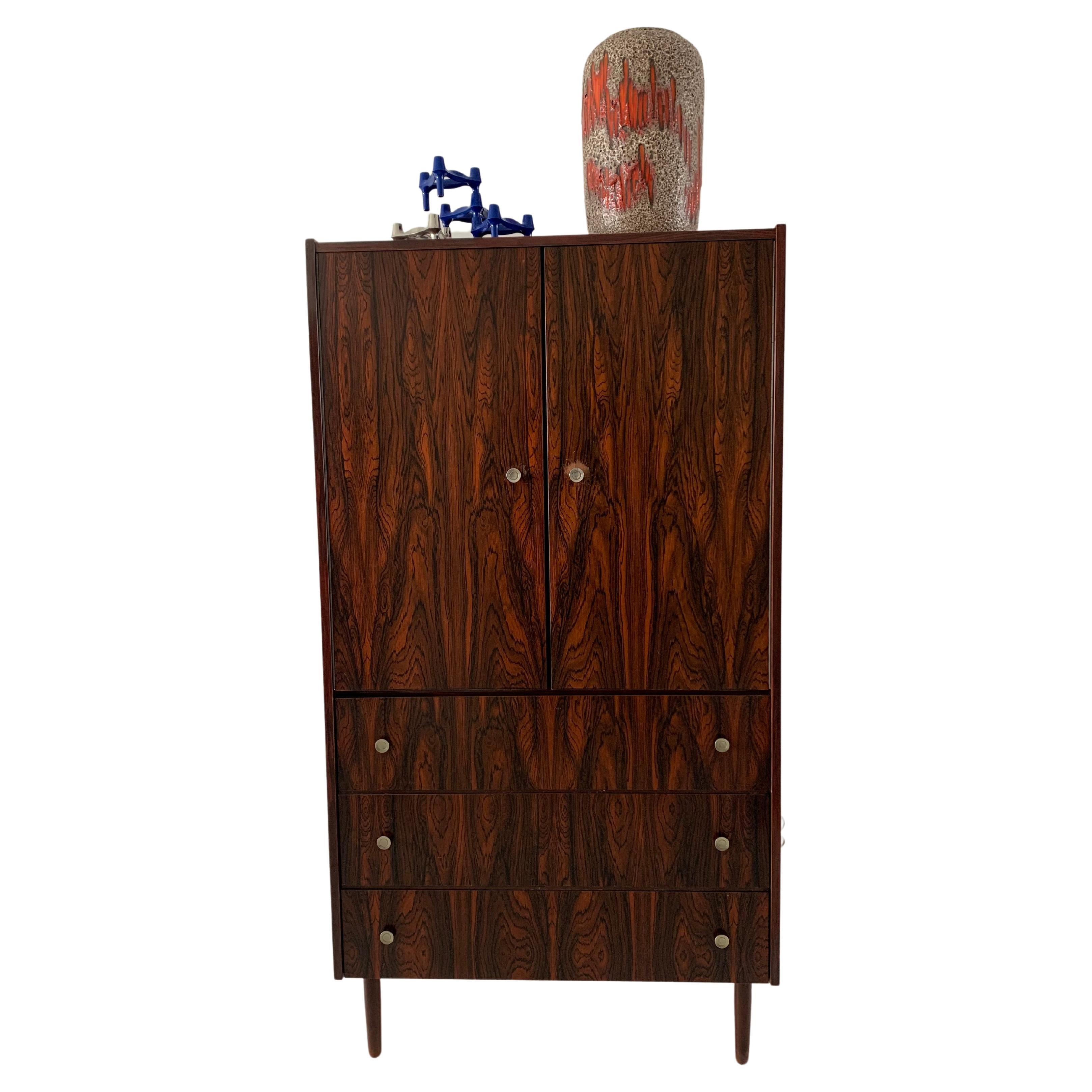 Mid-Century cabinet rosewood veneer, 1960’s For Sale