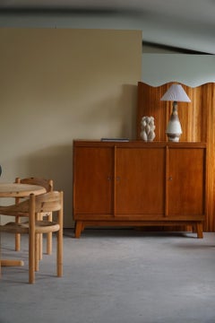 Mid-Century-Schrank / Sideboard aus Teakholz und Eiche, dänischer Schreiner, 1960er Jahre