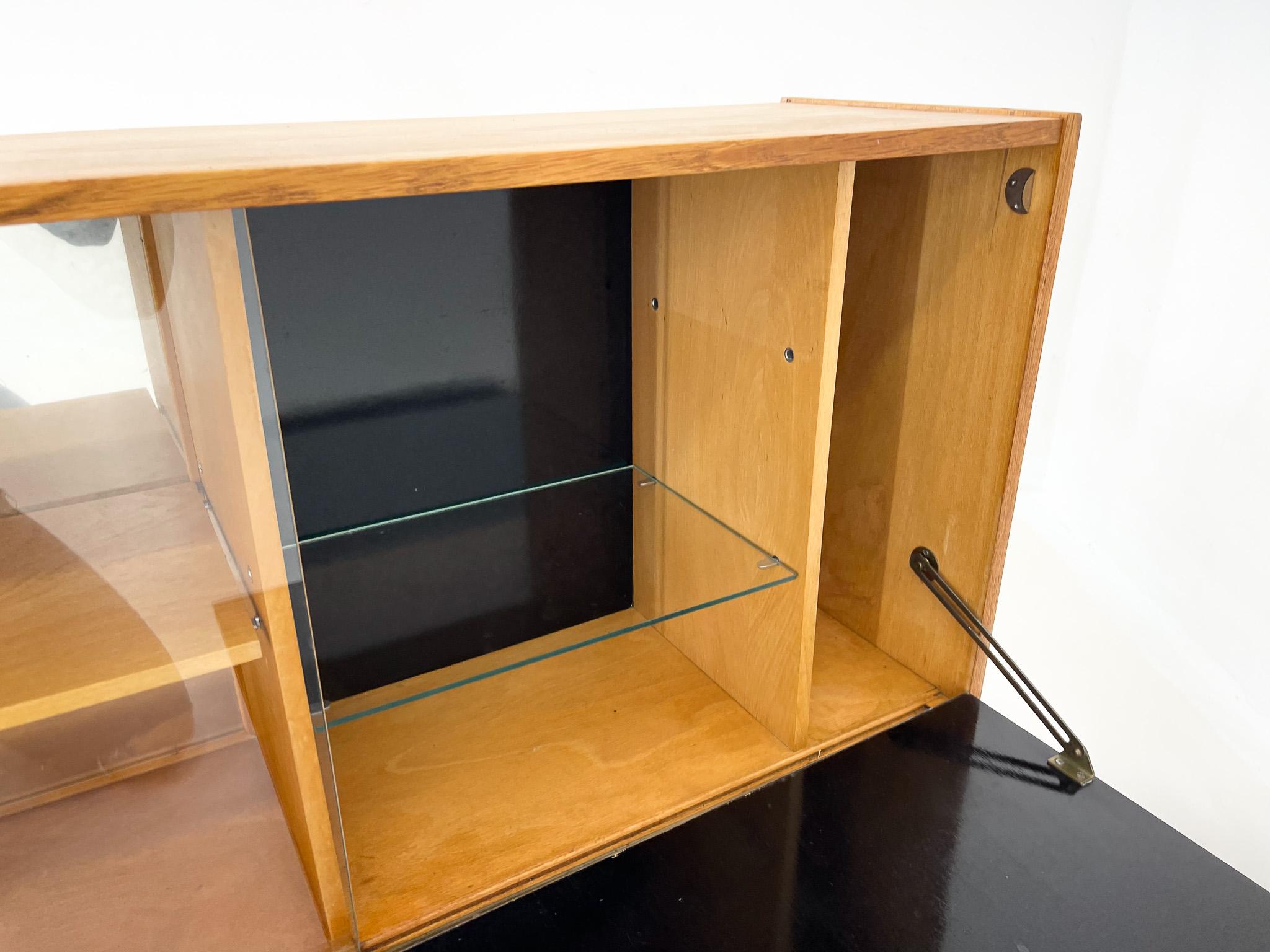20th Century Midcentury Cabinet with a Bar, Czechoslovakia For Sale