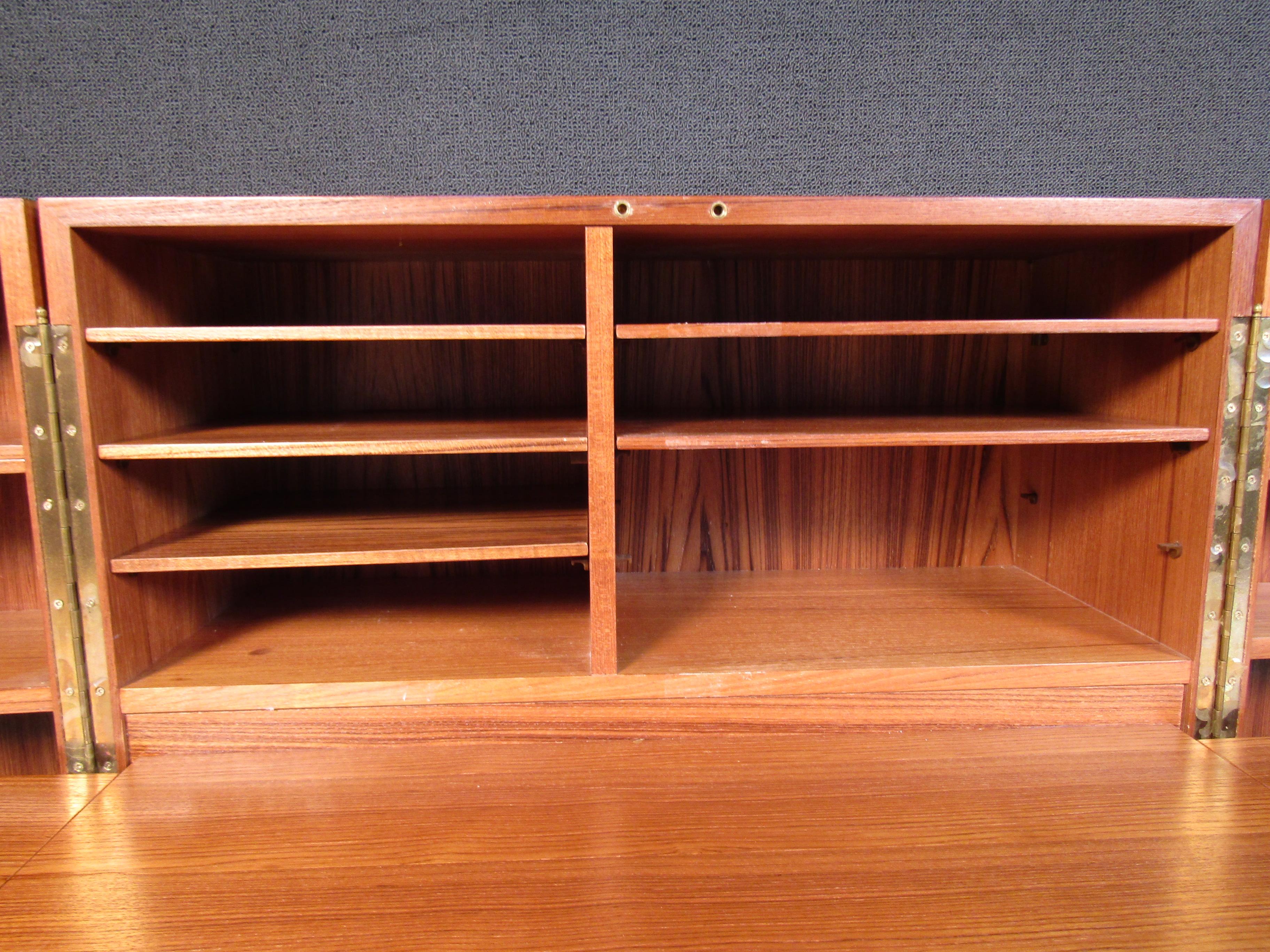 Mid-Century Cabinet with Fold-Out Desk 4