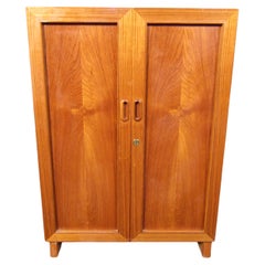 Meuble de rangement du milieu du siècle avec bureau plié