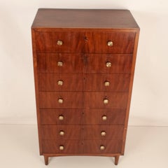 Midcentury Cabinet, Brass Handles, Spain, 1960s
