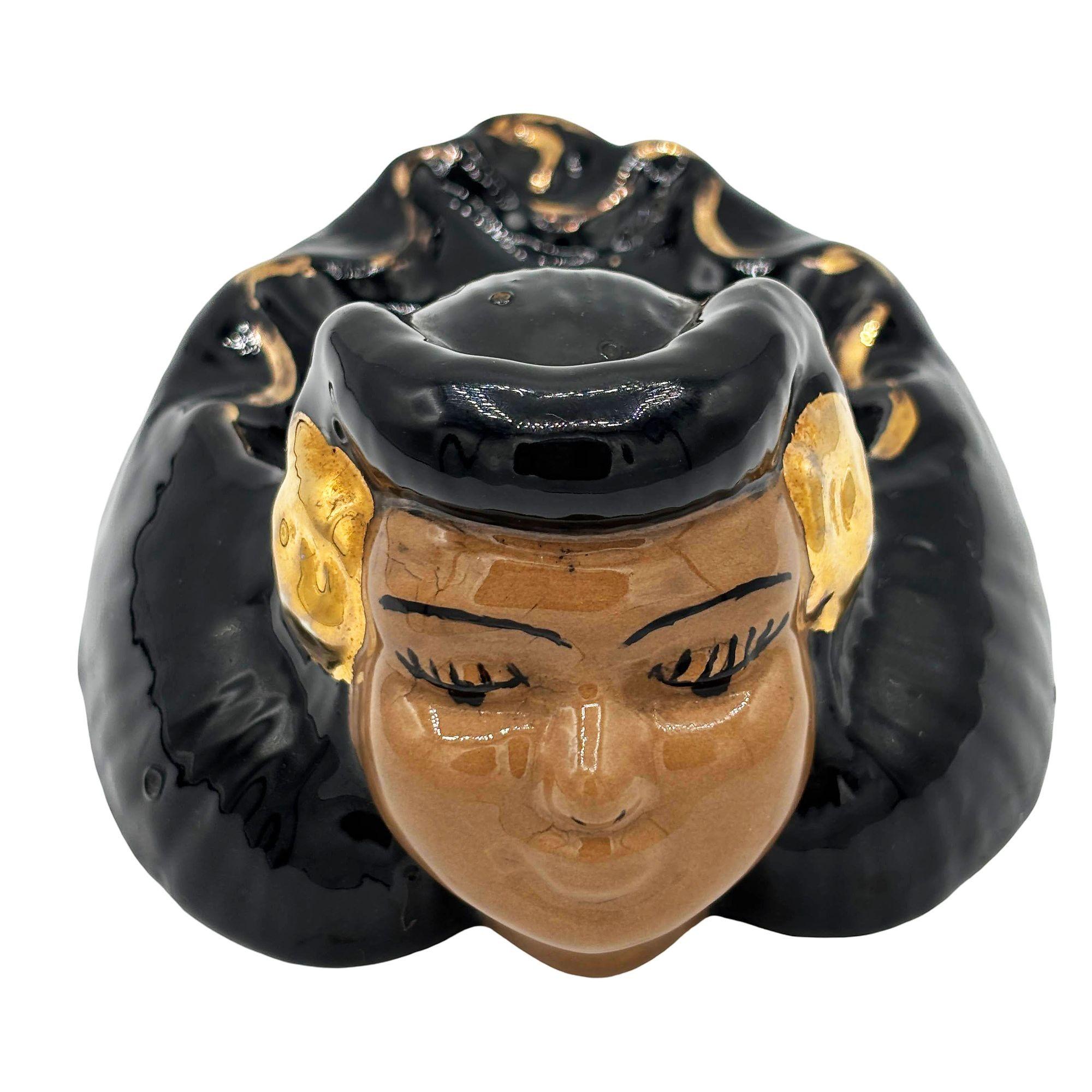 Hula-Girl-Aschenbecher aus der Mitte des Jahrhunderts von Kaye of Hollywood im Angebot 1