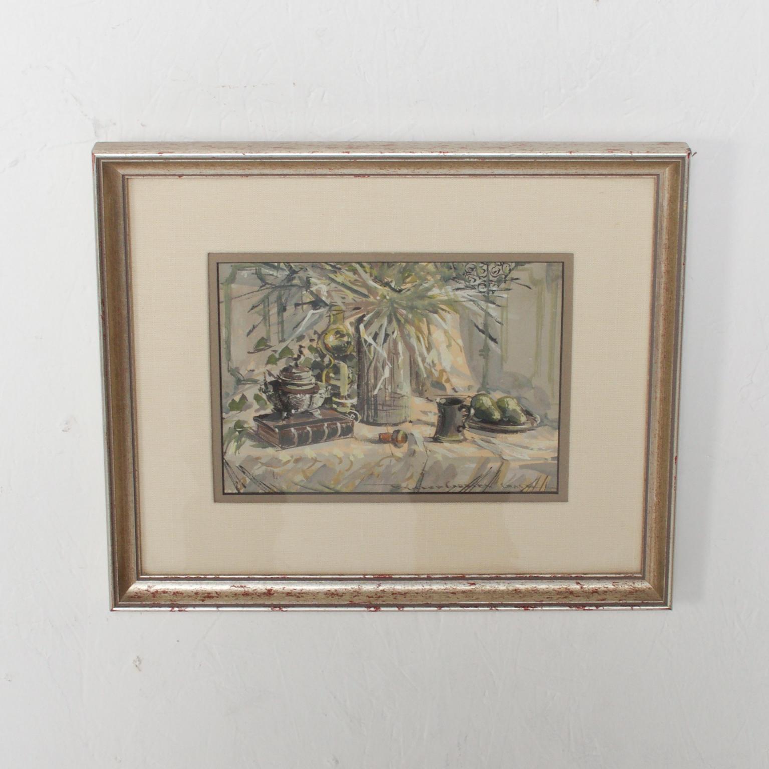 Art
Lovely Midcentury Watercolor, signed.
Bonita, California
Original frame with glass.
Dimensions: 13.25