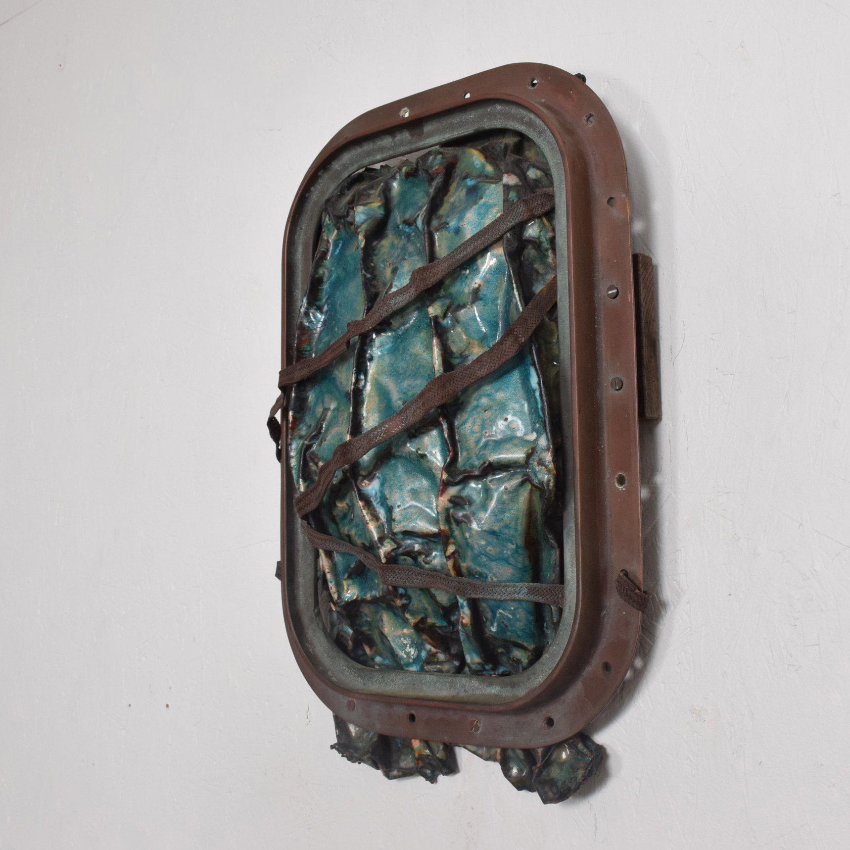 For your consideration a beautiful enamel on copper sculpture by Joann Tanzer.
Title: 