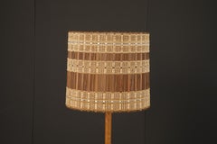 Mid-Century California Modern Woven Raffia Lampshade by Maria Kipp, 1960s